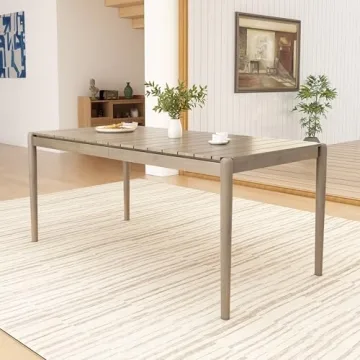 Christopher Knight Home Roesler 6 Seater Dining Table - Acacia Wood - Light Ash