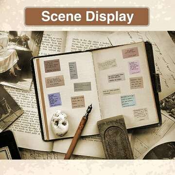 Inspirational Vintage Stickers Set for Scrapbooking and More