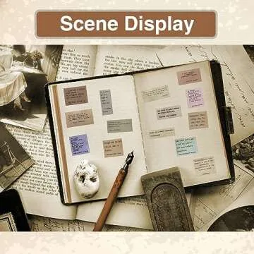 Inspirational Vintage Stickers Set for Scrapbooking and More