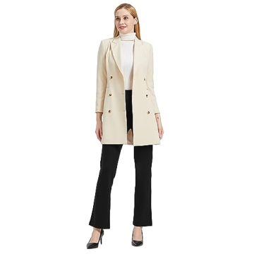 V VOCNI Women's Boot Cut Office Pants with Pockets