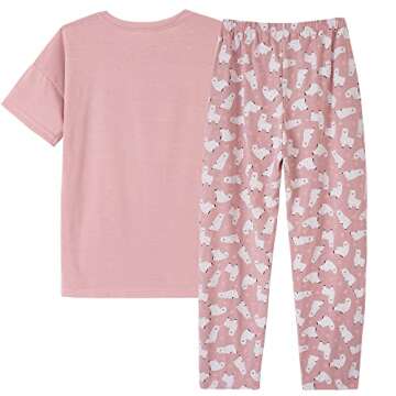 Vopmocld Big Girls' Cartoon Pajama Sets for Comfy Sleep