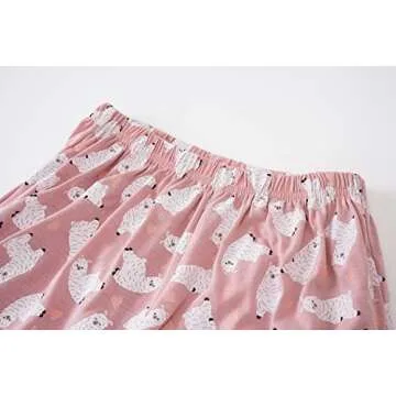 Vopmocld Big Girls' Cartoon Pajama Sets for Comfy Sleep