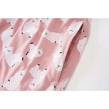 Vopmocld Big Girls' Cartoon Pajama Sets for Comfy Sleep