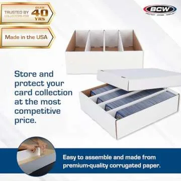 BCW Monster Box - 2ct Trading Card Storage Box | Holds 3200 Cards | Sports & Trading Card Storage