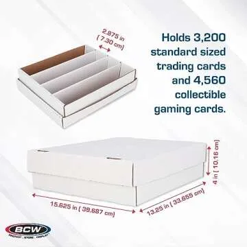 BCW Monster Box for Trading Card Storage | Holds 3200 Cards