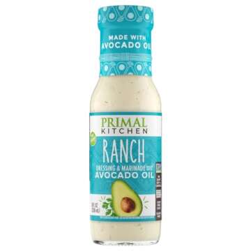 Primal Kitchen Ranch Salad Dressing & Marinade made with Avocado Oil, Whole30 Approved, Paleo Friend...