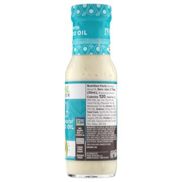 Primal Kitchen Ranch Salad Dressing & Marinade made with Avocado Oil, Whole30 Approved, Paleo Friendly, and Keto Certified, 8 Fluid Ounces