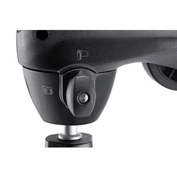 Manfrotto Compact Action Aluminium Tripod with Hybrid Head forEntry-Level DSLRs, Mirrorless up to 1.5kg Black