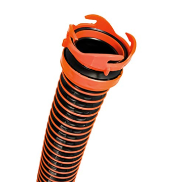 Camco RhinoEXTREME 20’ Camper & RV Sewer Hose - Ready-to-Use Sewer Kit Includes 360° Clear Swivel Wye Fitting & Removable 4-in-1 Adapter that Allows for Easier RV Sewer Hose Storage (21056)