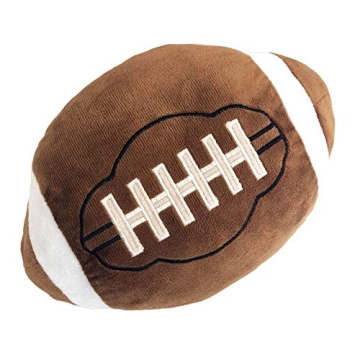 CHORONMO Football Plush Pillow - Fluffy and Durable 11 Inch Decorative Football for Kids