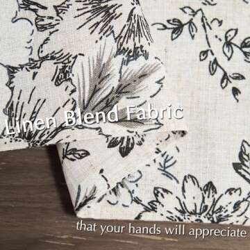 JINCHAN Floral Placemats Set of 4 Perfect for Dining