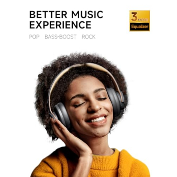 Picun B8 Bluetooth Headphones 120H Playtime 3 EQ Modes