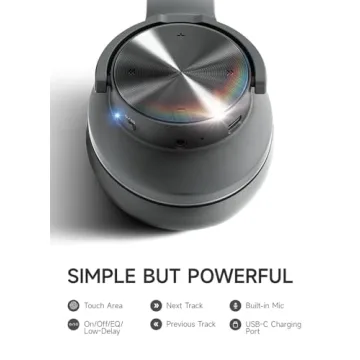 Picun B8 Bluetooth Headphones 120H Playtime 3 EQ Modes