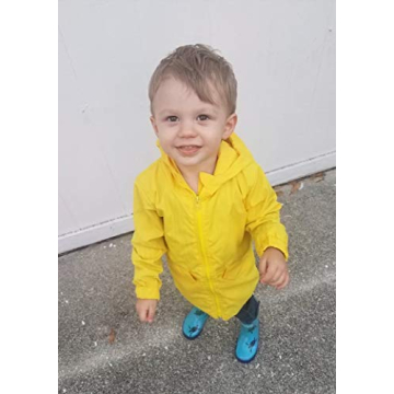 Cute Duck Toddler Raincoat Waterproof Yellow 4T