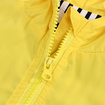 Cute Duck Toddler Raincoat Waterproof Yellow 4T