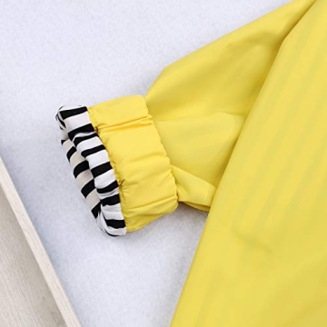 Cute Duck Toddler Raincoat Waterproof Yellow 4T