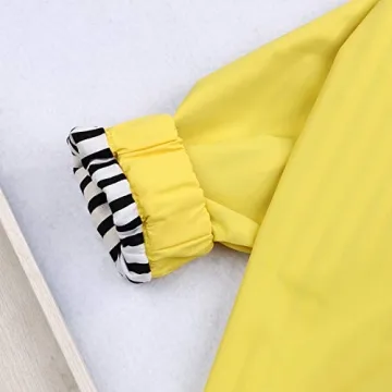 Cute Duck Toddler Raincoat Waterproof Yellow 4T