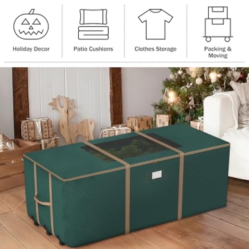 Durable Rolling Christmas Tree Storage Bag for 12ft Trees
