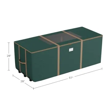 Durable Rolling Christmas Tree Storage Bag for 12ft Trees