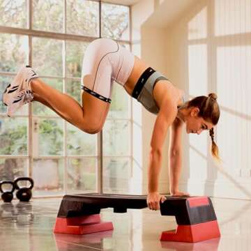 Reebok Adjustable Step Platform for HIIT and Cardio Workouts