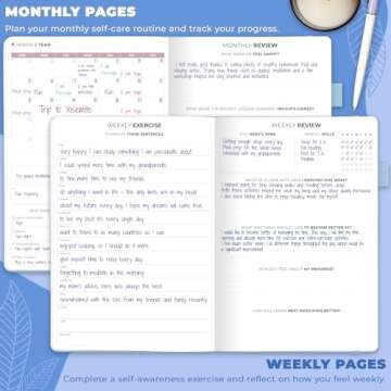 Clever Fox Self-Care Journal – Wellness & Daily Reflection Notebook – Mental Health & Personal Development Journal – Self-Care, Meditation & Mood Journal for Women & Men – Large (Periwinkle)