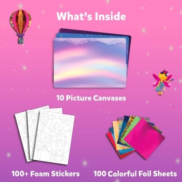 Foil Fun Unicorns & Princesses Art Kit for Kids