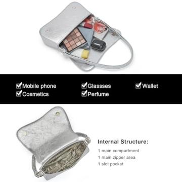 Chic Mini Silver Purse for Every Occasion