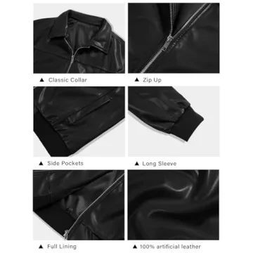 Tankaneo Women's Faux Leather Oversized Jacket - Stylish Comfort