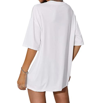 Zoyami Women's USA Flag Oversized T-Shirt for Casual Style