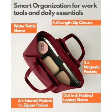 Elegant Laptop Tote Bag for Women - Spacious & Chic