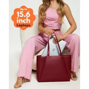 Elegant Laptop Tote Bag for Women - Spacious & Chic