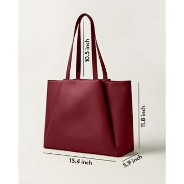 Elegant Laptop Tote Bag for Women - Spacious & Chic