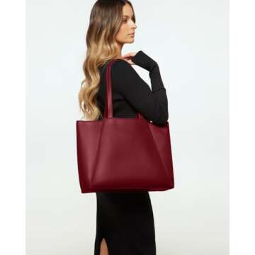 Elegant Laptop Tote Bag for Women - Spacious & Chic