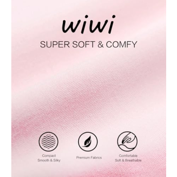 WiWi Womens Viscose from Bamboo Pajamas Sexy Chemise Nightgown Adjustable Full Slip Lounge Dress Lightweight Sleepwear S-4X, Pink, Medium