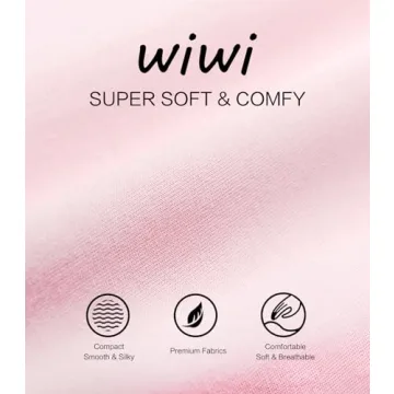 WiWi Womens Viscose from Bamboo Pajamas Sexy Chemise Nightgown Adjustable Full Slip Lounge Dress Lightweight Sleepwear S-4X, Pink, Medium