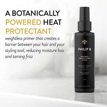 PHILIP B Thermal Protection Spray - Ultimate Hair Protection & Shine