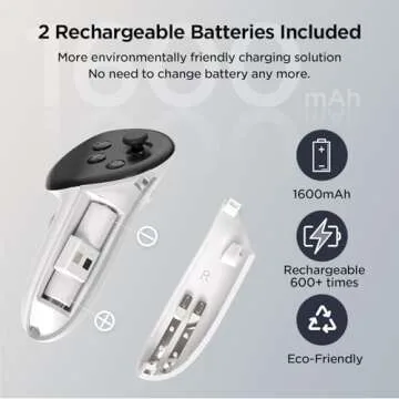 YOGES Quest 3 Charging Dock - Fast Charging & Dual Battery Kit