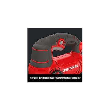 CRAFTSMAN Jig Saw, 4 Orbital Settings, Up to 3,000 SPM, 5 Amp, Corded (CMES610)
