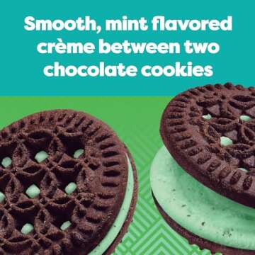 Delicious Glutino Gluten Free Mint Flavored Sandwich Cookies 10.5 oz Box