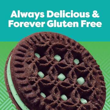 Glutino Mint Flavored Gluten Free Sandwich Cookies 10.5 oz