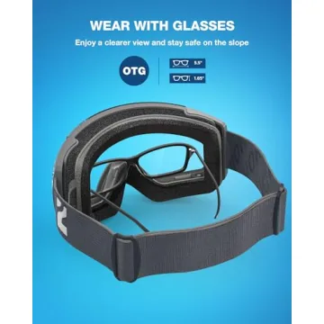 ZIONOR X4 Ski Goggles - Magnetic Lens & UV Protection