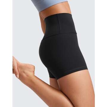 CRZ YOGA Women’s Comfort Biker Shorts - Best Fit Activewear