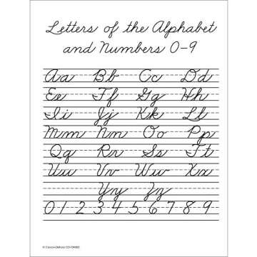 Carson Dellosa Beginning Traditional Cursive Handwriting Workbook for Kids, Handwriting Practice for Cursive Alphabet and Numbers (Learning Spot)