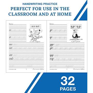 Carson Dellosa Beginning Traditional Cursive Handwriting Workbook for Kids, Handwriting Practice for Cursive Alphabet and Numbers (Learning Spot)