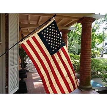 Founding Fathers Flags Embroidered Vintage American Flag- Premium Quality Oxford Poly - 4x6ft Vintag...