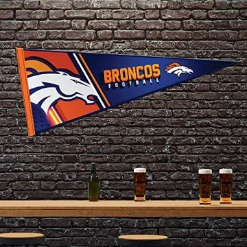 Denver Broncos Felt Wall Pennant Premium Team Décor