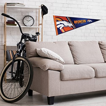 Denver Broncos Felt Wall Pennant Premium Team Décor