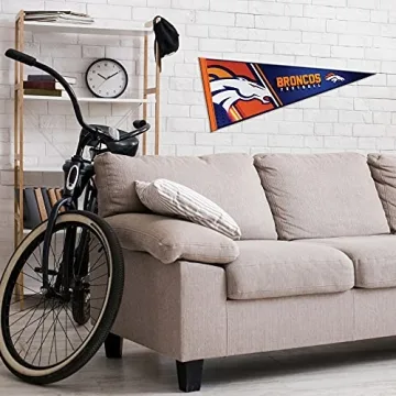 Denver Broncos Felt Wall Pennant Premium Team Décor