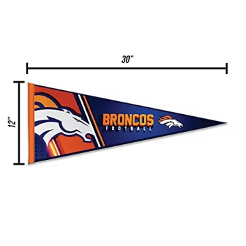 Denver Broncos Felt Wall Pennant Premium Team Décor