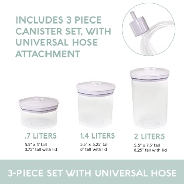 Avid Armor Vacuum Food Container Set for Fresh Food